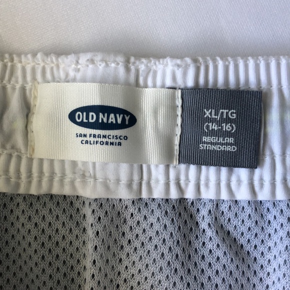 Old Navy Swim Shorts Swim Trunks Xtra Large XL 14-16 in Dark Grey - Picture 4 of 6